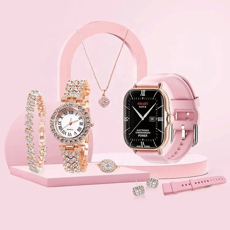 A58 Plus Smartwatch Gift Set – Luxury & Function in One Box